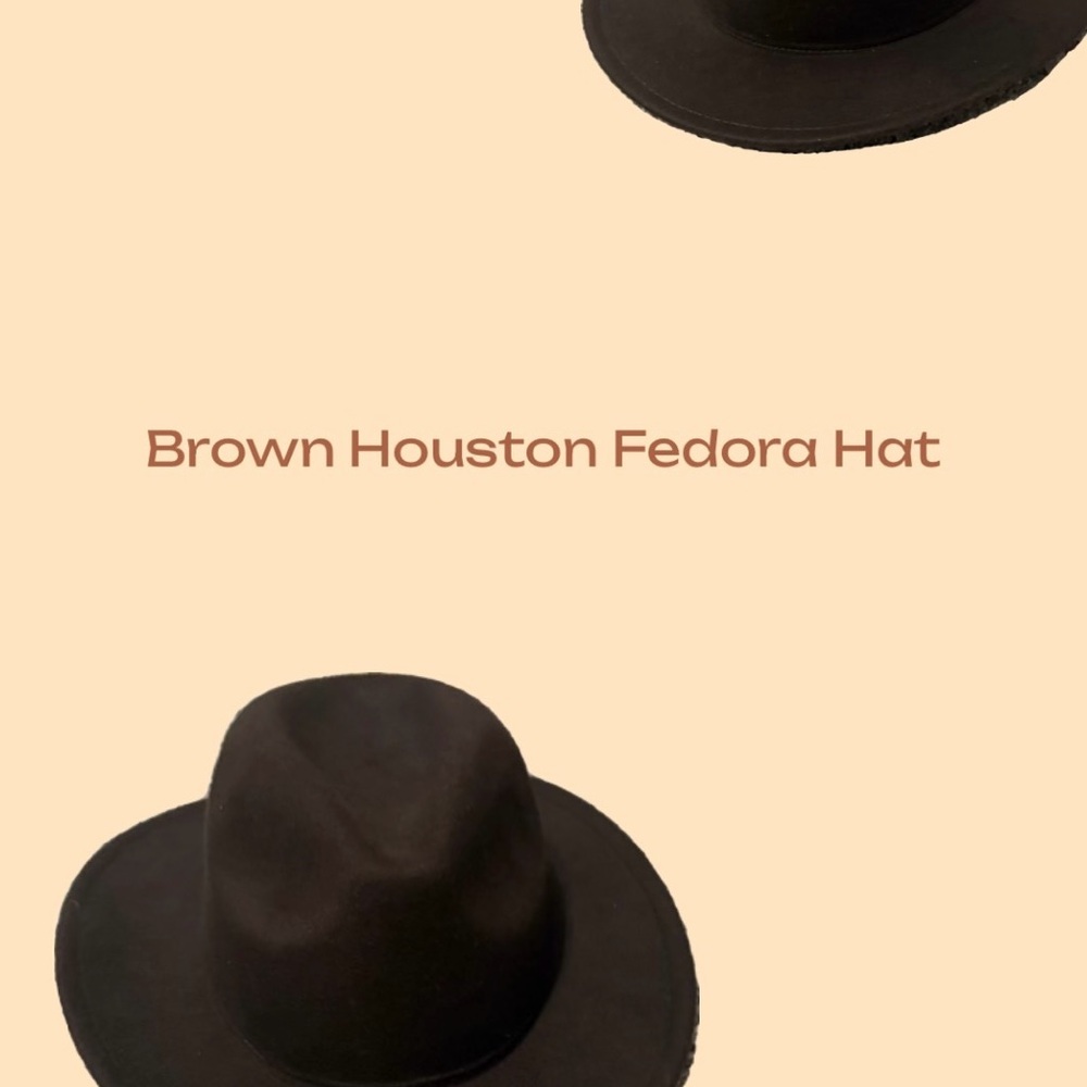 Brown Fedora Hat